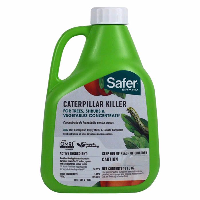 Safer® Brand Caterpillar Killer II With B.T. Concentrate 16oz