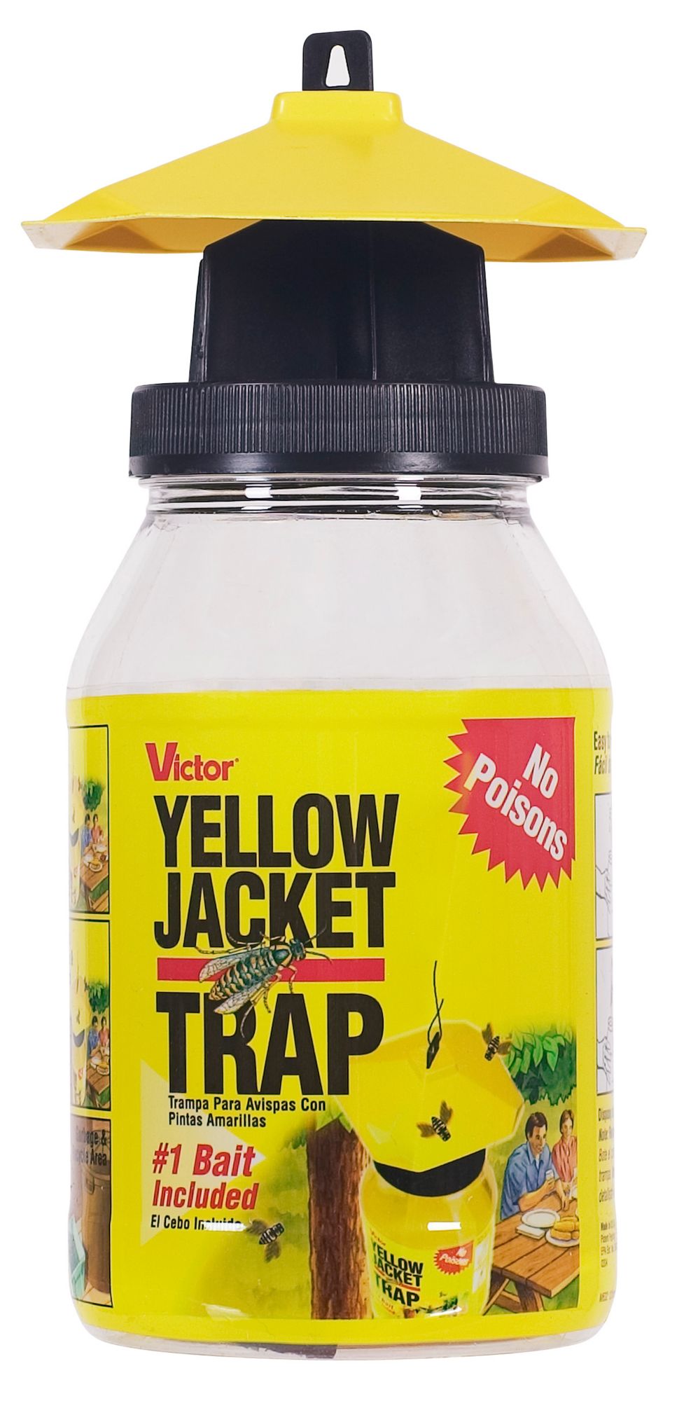 Victor® Poison Free® Yellow Jacket & Flying Insect Reusable Trap 1qt